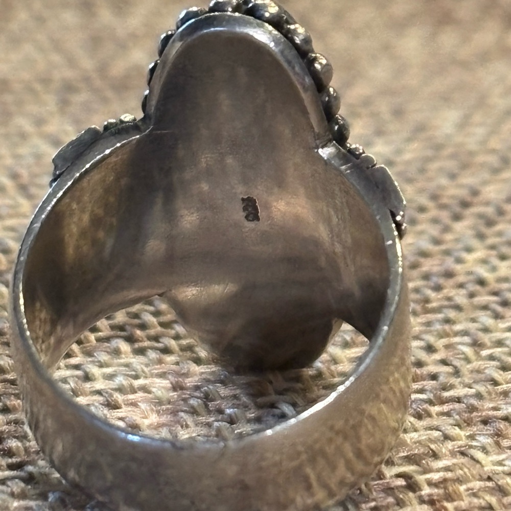 Baltic Amber Solid Silver Ring - image 4